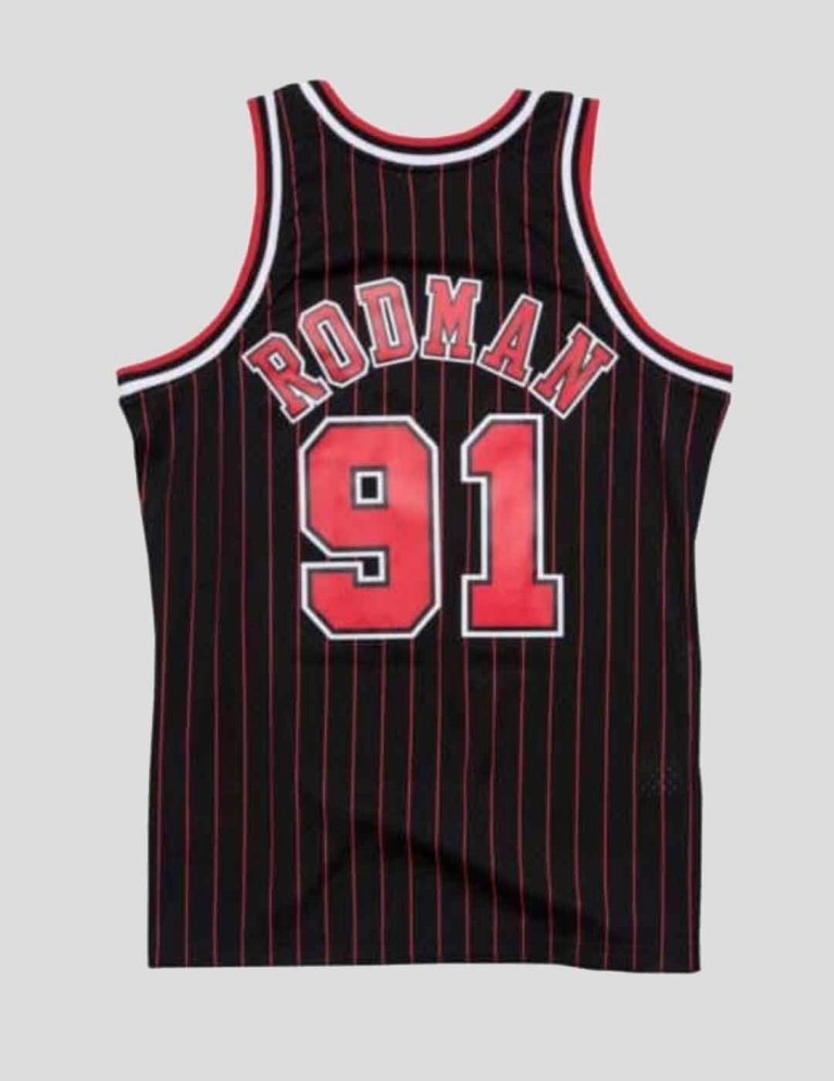 MITCHELL & NESS chicago tori dennis rodman swingman nero